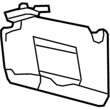Ford CL3Z-1504104-DB Visor Assembly - Sun