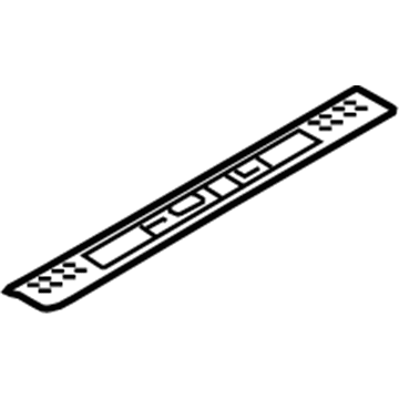 9L3Z-1613208-CA Ford Scuff Plate, Camel, Front Passenger Side Illustration 1 of 1
