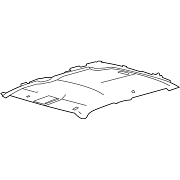 Ford 9L3Z-1651944-BB Headliner, Charcoal 9L3Z-1651944-BB Ford Headliner, Charcoal Illustration 1 of 1