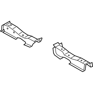 Ford HG9Z-5410672-A Front Crossmember HG9Z-5410672-A Ford Front Crossmember Illustration 1 of 1