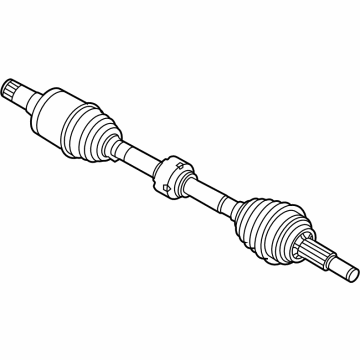 Ford LJ9Z-3B437-A Shaft - Front Axle