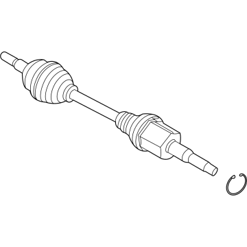SZ6Z-3B437-C Ford Shaft - Front Axle Illustration 1 of 1
