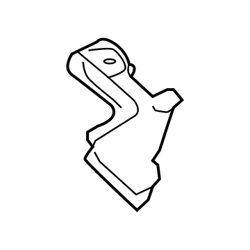 Ford BK3Z-99611B90-AA Bezel - Seat Belt Guide Bracket