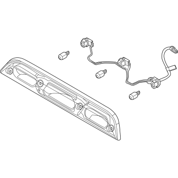 Ford FL3Z-13A613-C Lamp Assembly - Rear - High Mounted