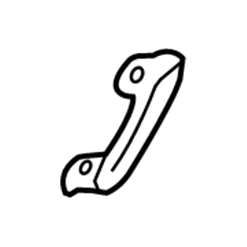 FL1Z-7831406-BA Ford Grip Handle, Rear Passenger Side Illustration 1 of 1