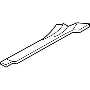 Ford 7L1Z-4013228-AA Rear Sill Plate, Passenger Side 7L1Z-4013228-AA Ford Rear Sill Plate, Passenger Side Illustration 1 of 1
