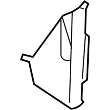 FL1Z-78020A78-AA Ford Lower Cover, Passenger Side Illustration 1 of 1