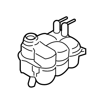 Ford L1MZ-8A080-B Tank Assembly - Radiator Overflow