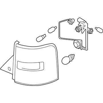 Ford 8A8Z-13404-D Lamp Assembly - Rear