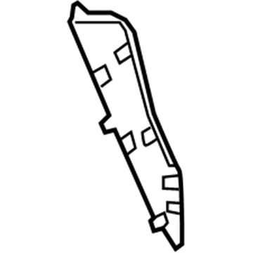 F1EZ-5804567-DB Ford Upper Panel, Black Illustration 1 of 1