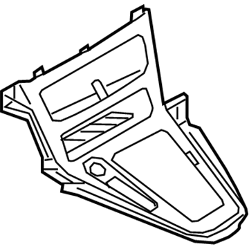 Ford F1EZ-58044D90-CB Selector Cover F1EZ-58044D90-CB Ford Selector Cover Illustration 1 of 1