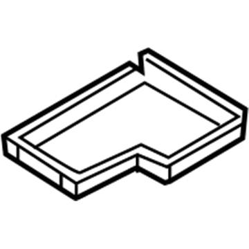 Ford F1EZ-58045G34-BA Tray Lining F1EZ-58045G34-BA Ford Tray Lining Illustration 1 of 1