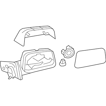 Lincoln AA1Z-17683-BA Mirror Assembly - Rear View Outer