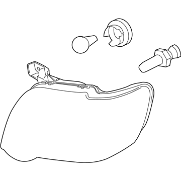 Ford 8L2Z-13008-A Headlamp Assembly