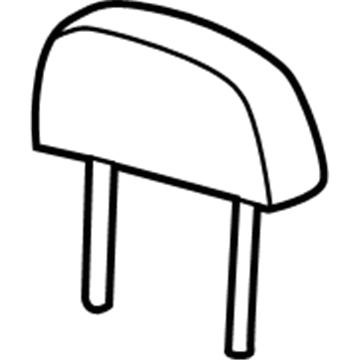Mercury 1L2Z-78611A08-CAE Head Rest Assembly