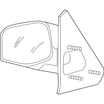 Ford Explorer Sport Trac Car Mirror - 1L5Z-17682-BAA
