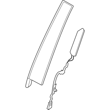 R2TZ-5820554-BD Ford Molding - Door Outside Illustration 1 of 1
