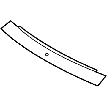 Lincoln 7T4Z-7850046-A Moulding - Roof Opening