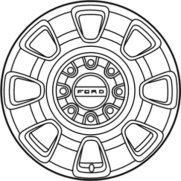 Ford PC3Z-1007-B Wheel Assembly