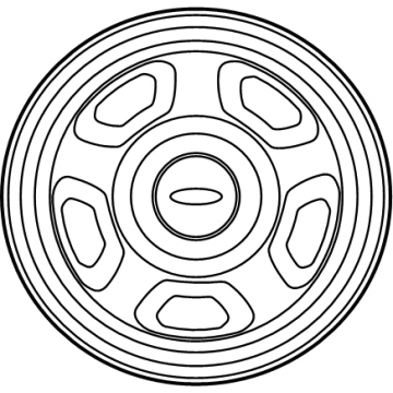Ford BC3Z-1015-D Wheel Assembly