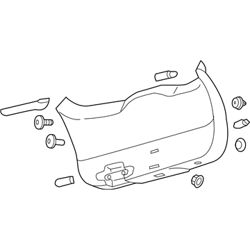 Lincoln FA1Z-5842906-AH Trim - Tailgate