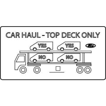 Ford BK3Z-5800014-A Decal