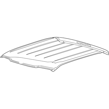 JL3Z-1850202-B Ford Roof Panel Illustration 1 of 1