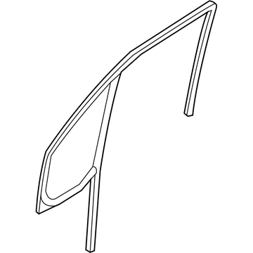Ford 2T1Z-5821596-A Run - Door Glass