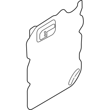 Ford EK4Z-61237A04-A Shield - Water Splash