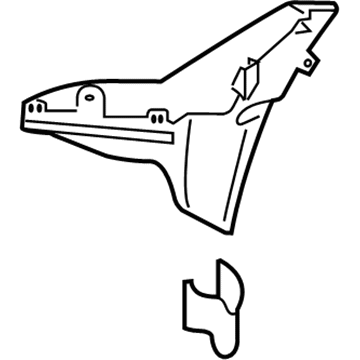 Ford FL3Z-17F803-A Duct - Air