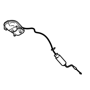Ford FU5Z-9662432-B Handle - Rear Seat Back Latch