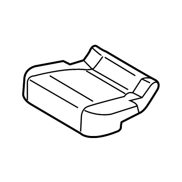 Ford ML3Z-1863804-GD Cover Assembly - Rear Seat Cushion