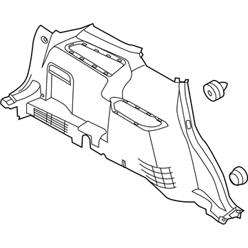 Ford FB5Z-7831013-AF Trim Assembly - Quarter