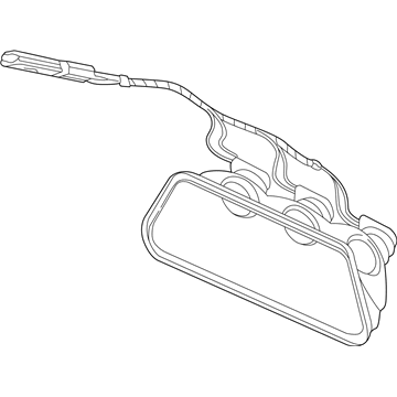 Mercury 6F2Z-13A613-AA Lamp Assembly - Rear - High Mounted