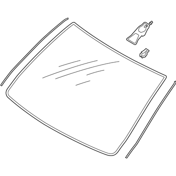 Lincoln EJ7Z-7803100-A Glass - Windscreen