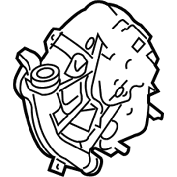 Ford AE5Z-19C772-A Lever - Control - Air Distribution