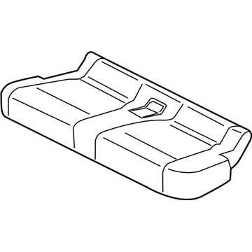 FL3Z-1663805-JF Ford Cushion Cover, Rear Driver Side Illustration 1 of 1