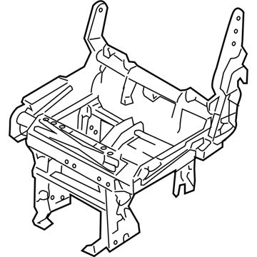 Lincoln 6L1Z-7862526-AA Latch Assembly - Rear Seat