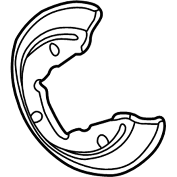 Ford F3DZ-2C028-A Shield - Brake Disc Splash
