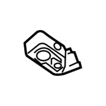 Ford CV6Z-19812-B Lower Bracket, Outer CV6Z-19812-B Ford Lower Bracket, Outer Illustration 1 of 1