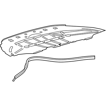 Ford FR3Z-17626-B Deflector - Stone