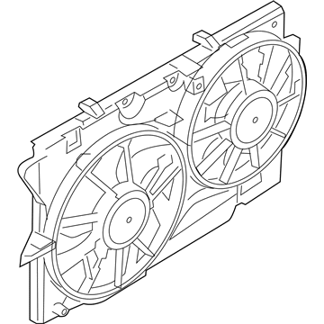 Ford DB5Z-8C607-D Motor And Fan Assembly - Engine Cooling