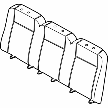 Ford LK4Z-9966600-CR Cover Assembly - Rear Seat Back