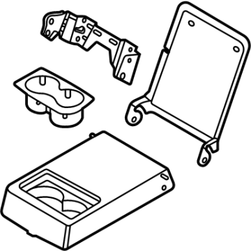 Ford M1PZ-7867112-AC Armrest Assembly