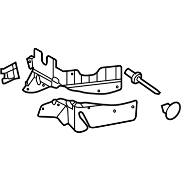 Ford 7T4Z-78280A02-AA Plate - Lower Back Cover