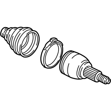Ford F6DZ3B413AA Joint & Stub Shaft Assembly