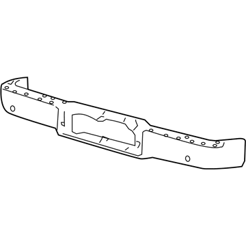 Lincoln 8L3Z-17906-C Bumper Assembly - Rear