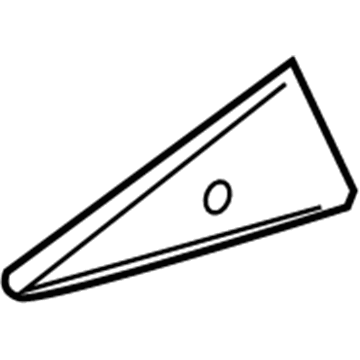 Lincoln BA1Z-16072-A Reinforcement - Front Fender