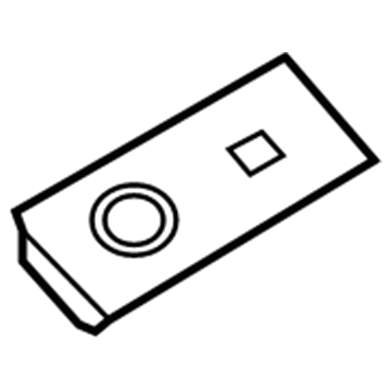 Ford CM5Z-19C149-A Auxiliary Jack Bezel CM5Z-19C149-A Ford Auxiliary Jack Bezel Illustration 1 of 1
