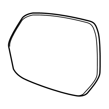 Lincoln LC5Z-17K707-C Glass Assembly - Rear View Outer Mirror